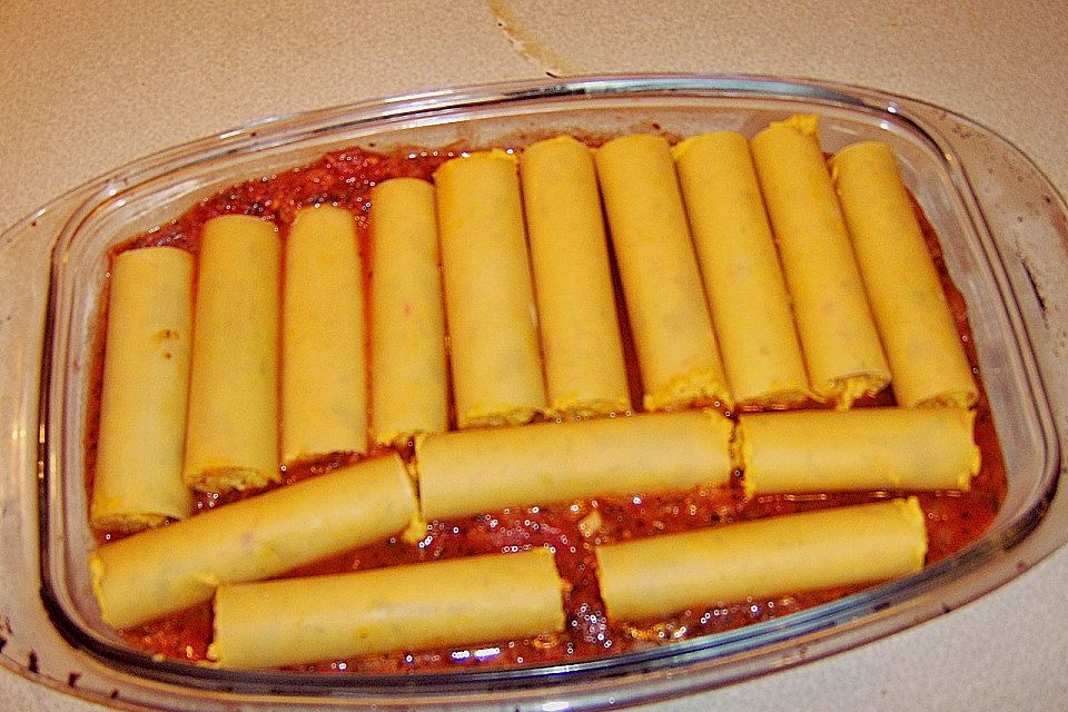 Kürbis-Ricotta-Cannelloni