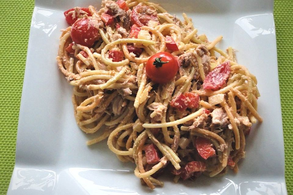 Spaghetti-Thunfisch-Salat