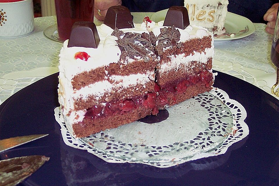 Mini - Schwarzwälder Kirsch - Torte