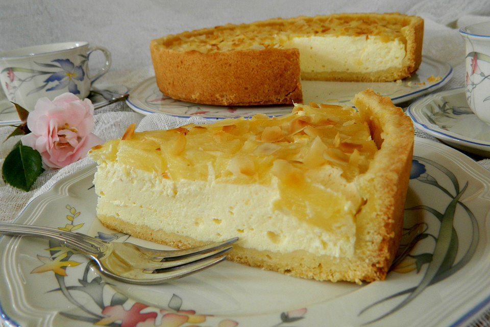 Ananas - Käse - Kuchen