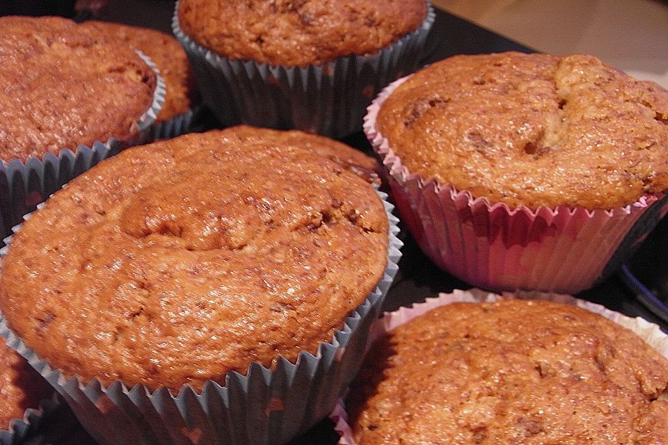 Bananen - Muffins