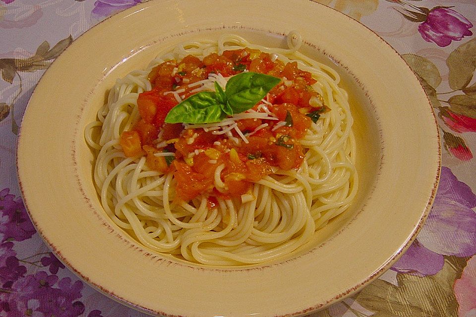 Spaghetti al olio