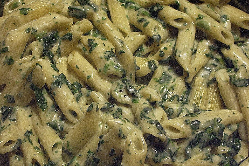 Penne Gorgonzola mit Sahne