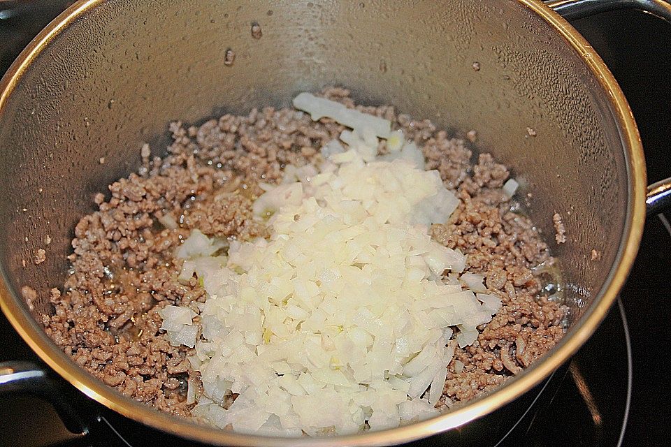 Scharfe Spaghetti Bolognese