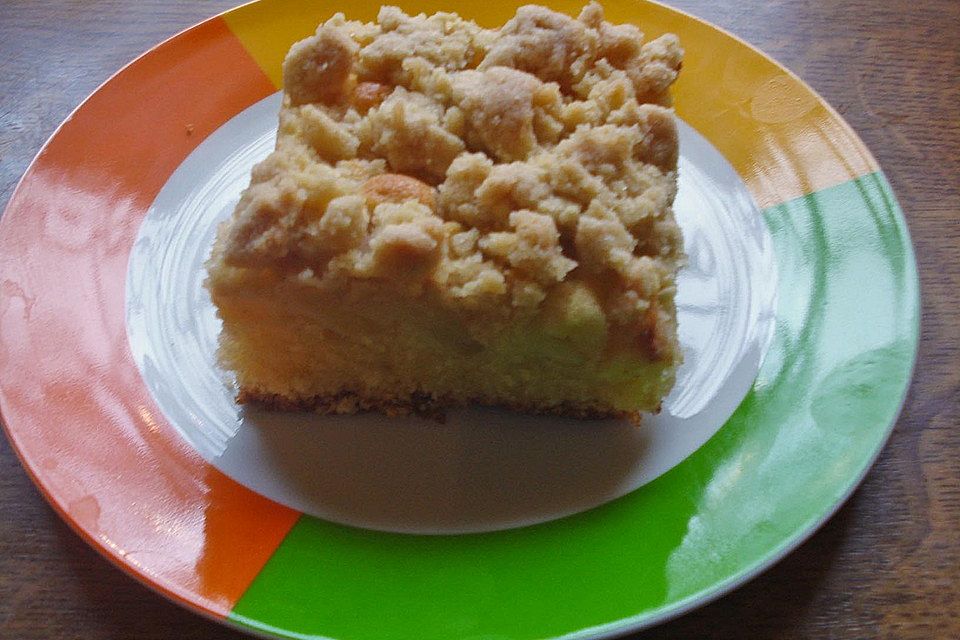 Apfelkuchen mit Zimtstreuseln