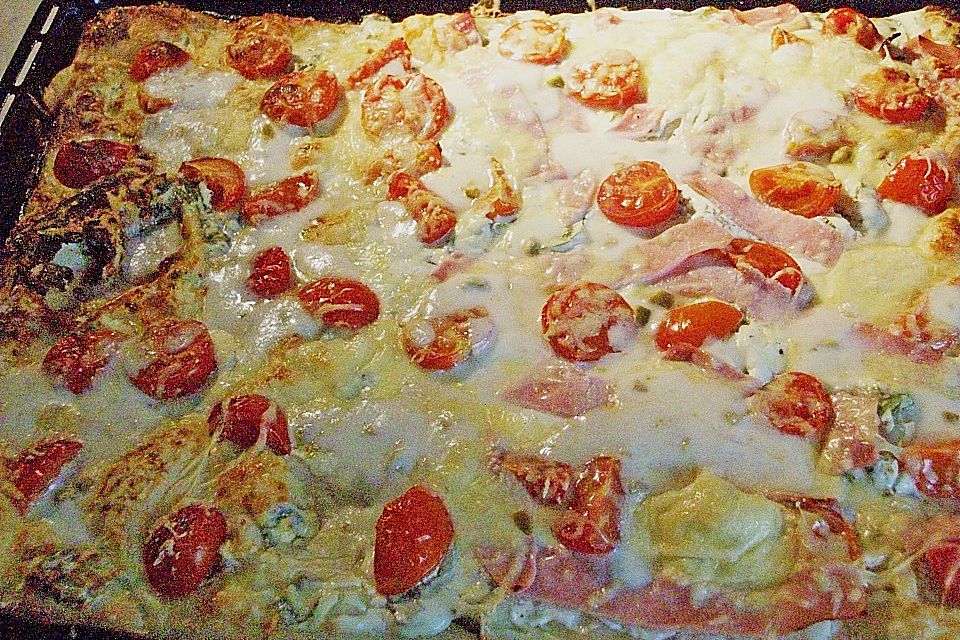 Bärlauch-Pizza