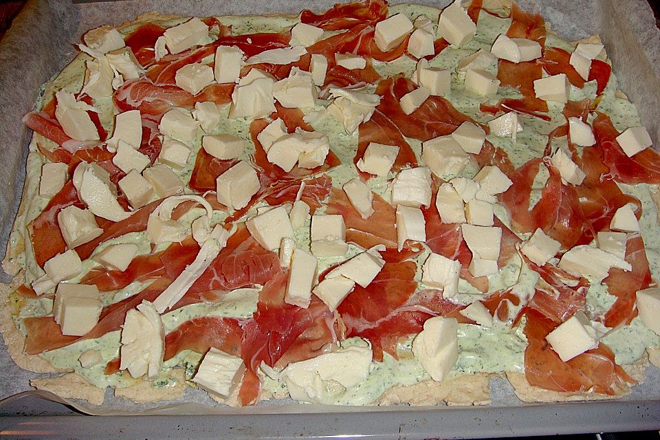 Bärlauch-Pizza