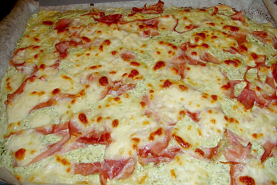 Bärlauch-Pizza