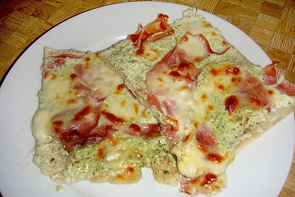 Bärlauch-Pizza