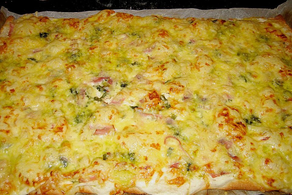 Bärlauch-Pizza