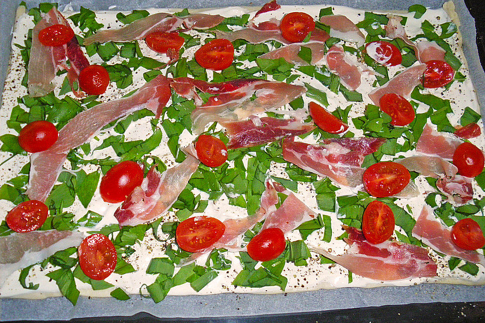 Bärlauch-Pizza