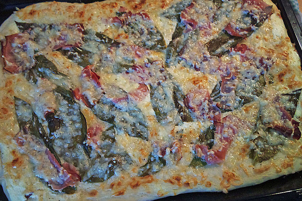 Bärlauch-Pizza