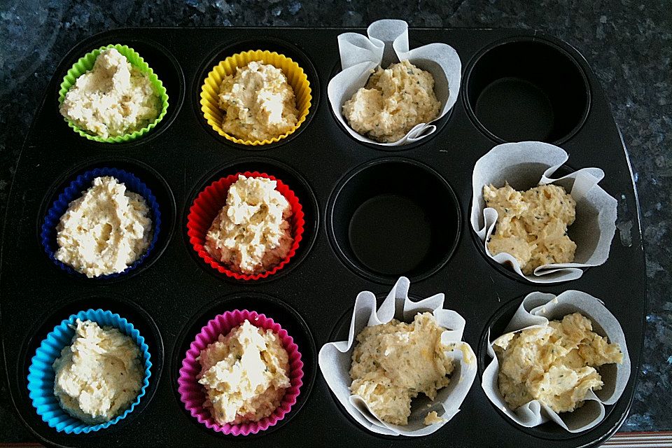 Dinkel - Kräuter - Muffins