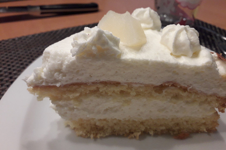 Obst - Sahne - Torte