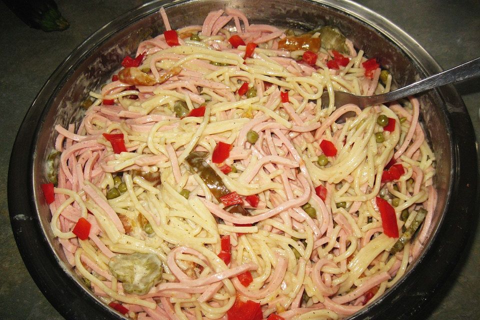 Spaghetti - Salat