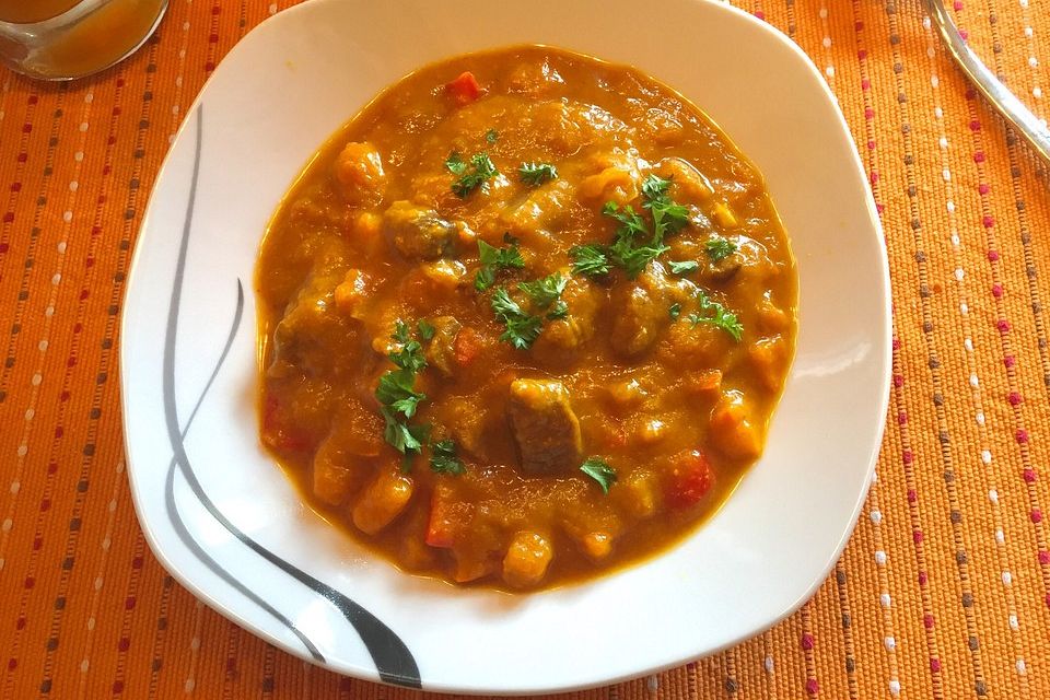 Kürbis - Lamm - Curry