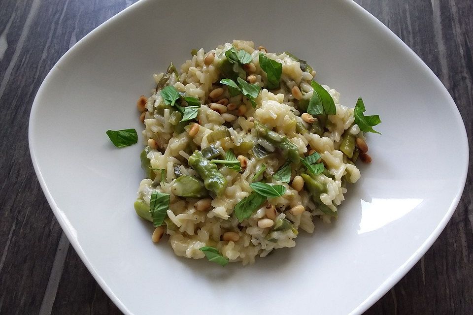 Spargelrisotto