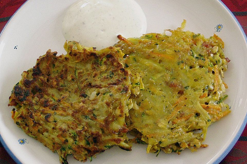 Zucchini - Möhren - Bratlinge