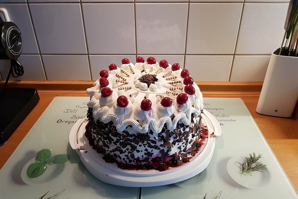 Schwarzwälder Kirschtorte - super easy