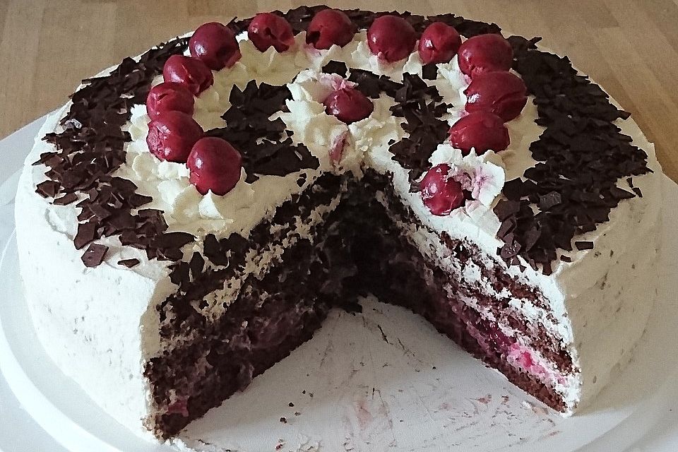 Schwarzwälder Kirschtorte - super easy