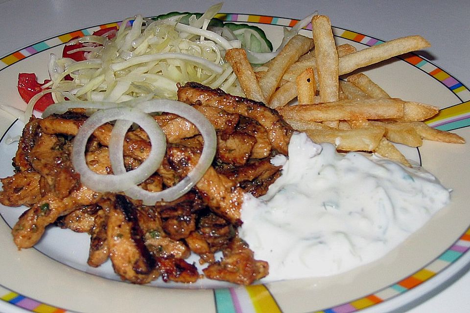 Annas Lieblingsgyros mit Tsatsiki