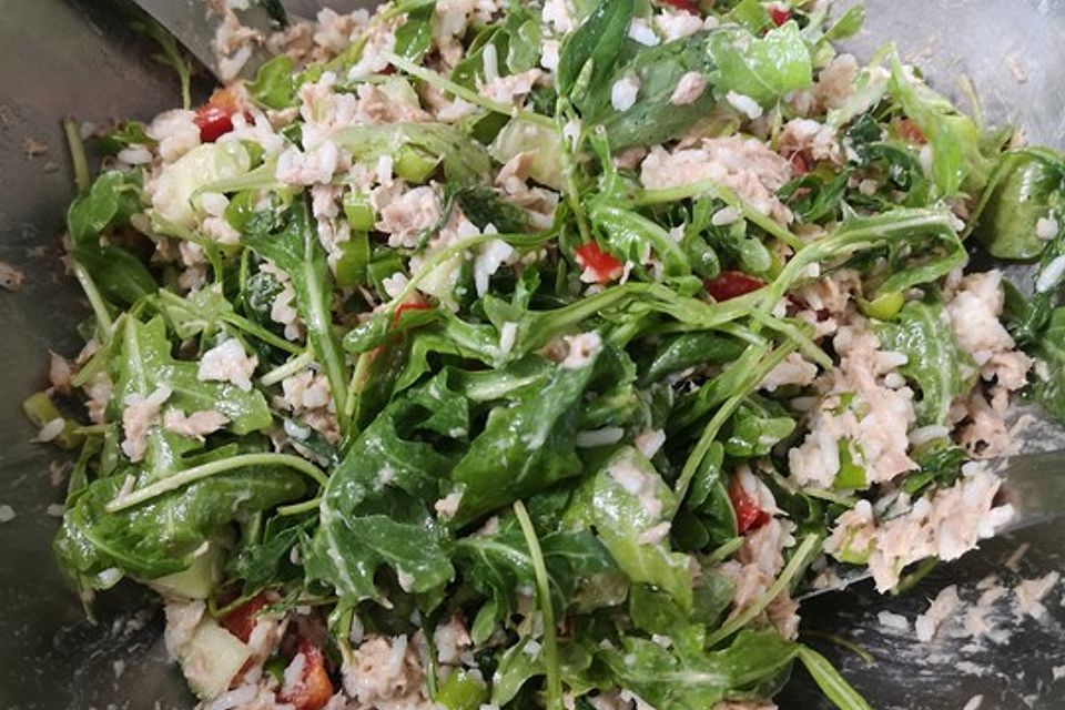 Rucola - Reis - Salat