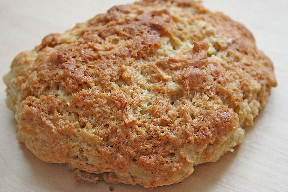 Apfelscones mit Haferflocken