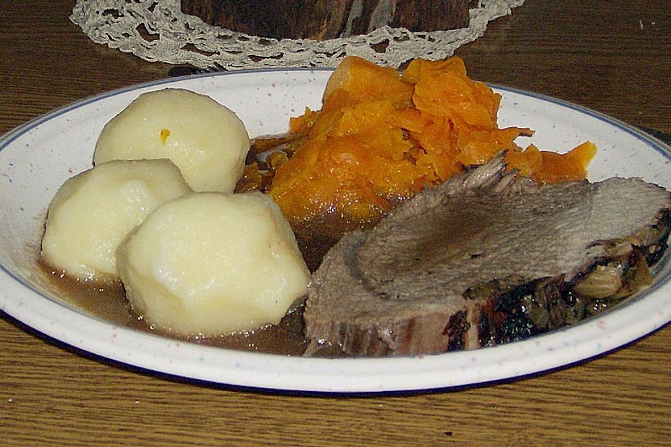 Burgunderbraten aus Rindfleisch