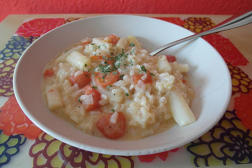 Spargelrisotto