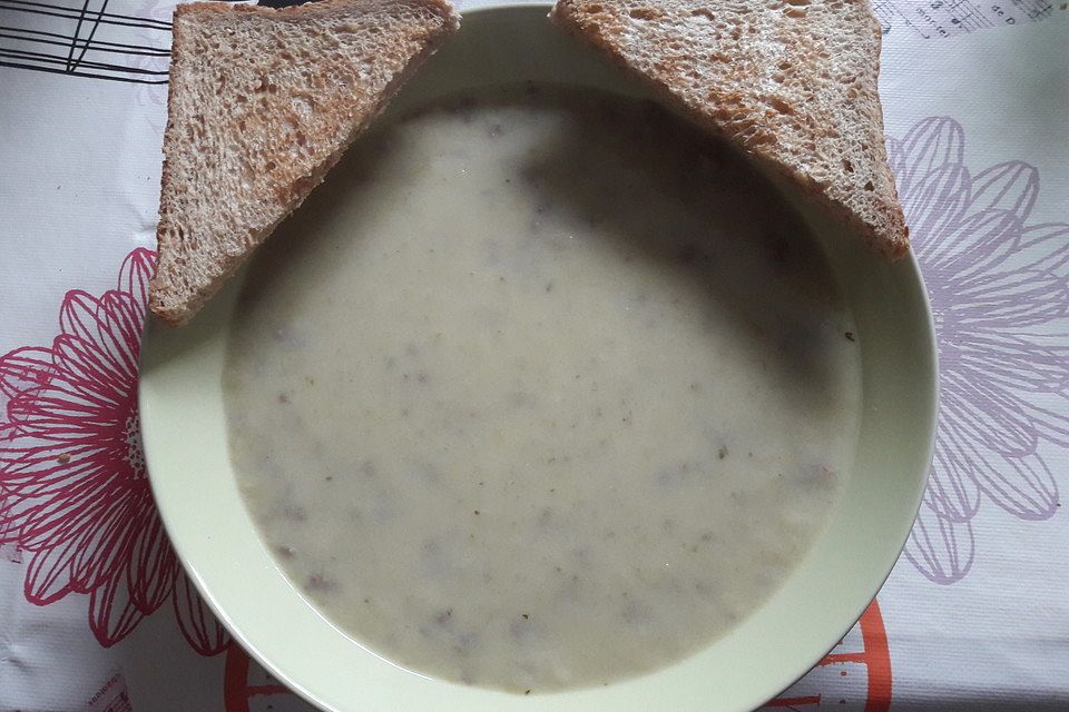 Lauchcremesuppe