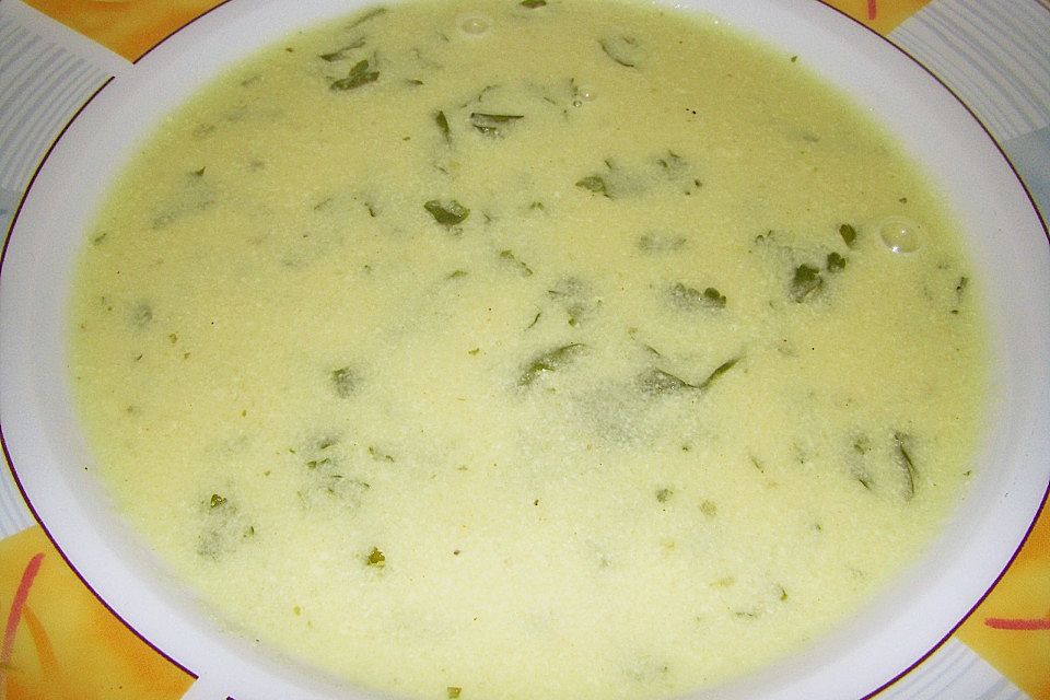 Kohlrabicremesuppe