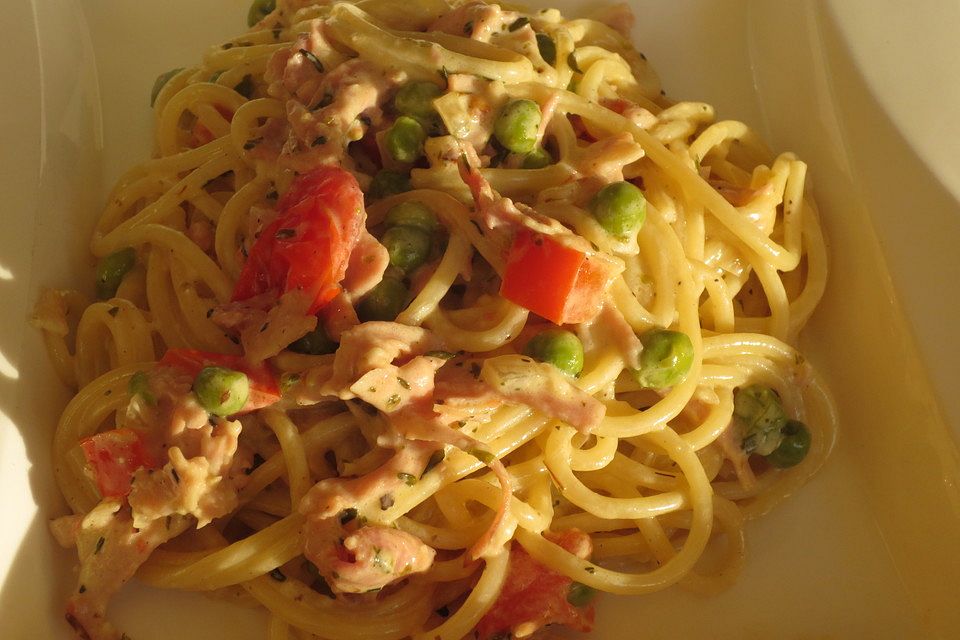 Spaghetti alla panna