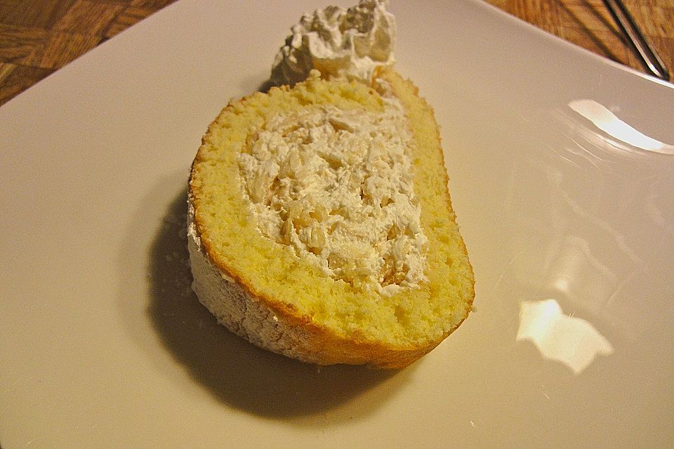 Roulade mit Apfelrahm