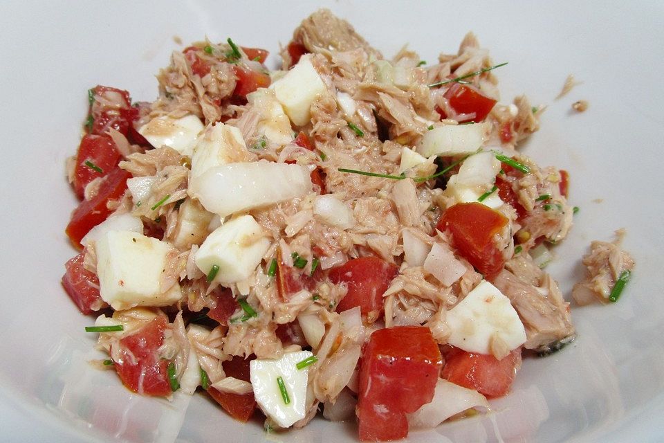 Tomaten - Thunfisch - Mozzarella - Salat