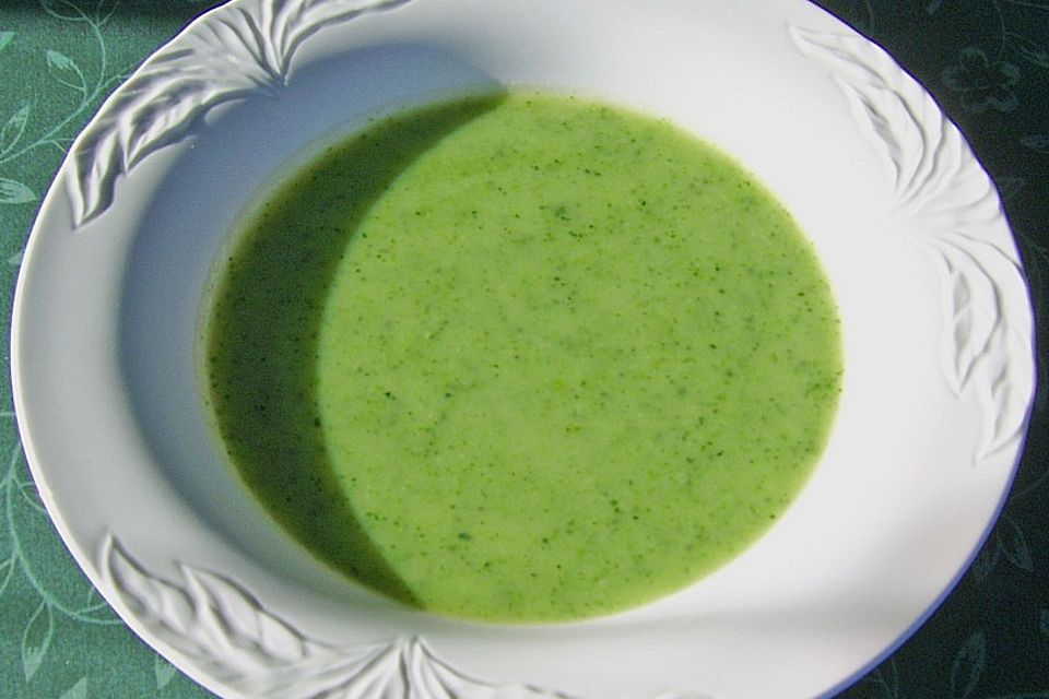 Zucchini - Kartoffelcreme Suppe