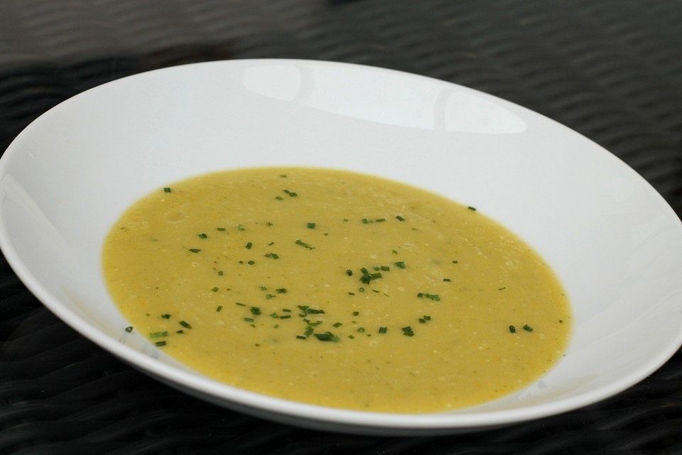 Zucchini - Kartoffelcreme Suppe