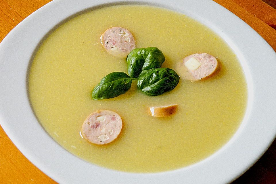 Zucchini - Kartoffelcreme Suppe