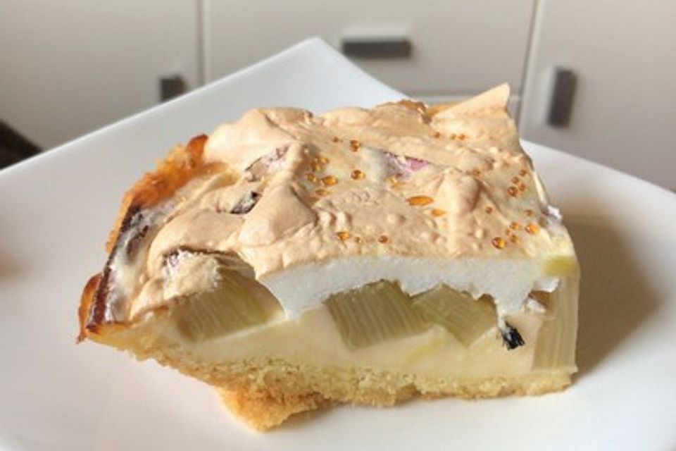 Rhabarber Blechkuchen