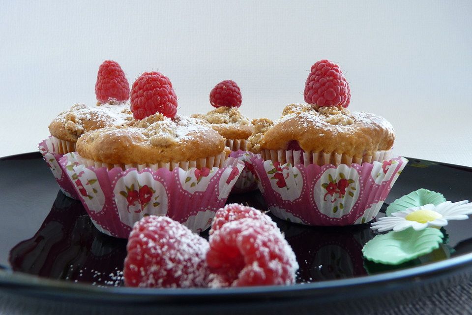 Himbeer Streusel Muffins