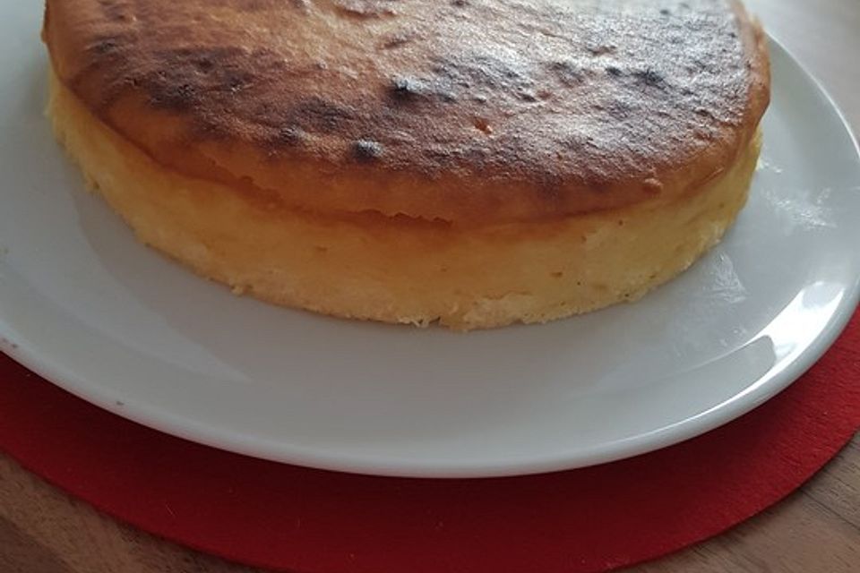 Käsekuchen ohne Boden