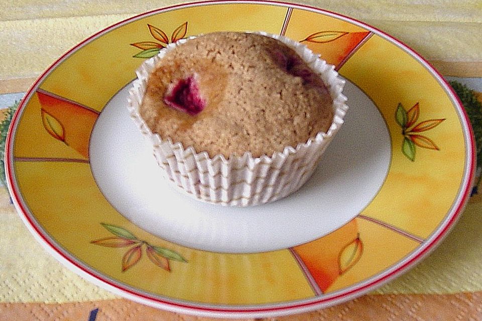 Muffins mit Himbeeren