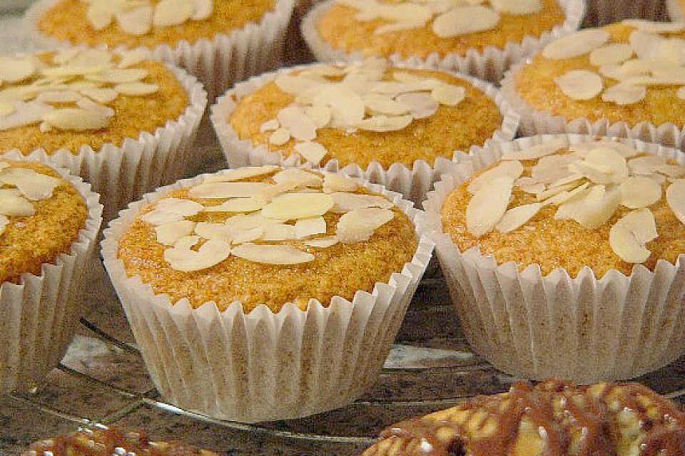 Orange Almmond Honey Muffins