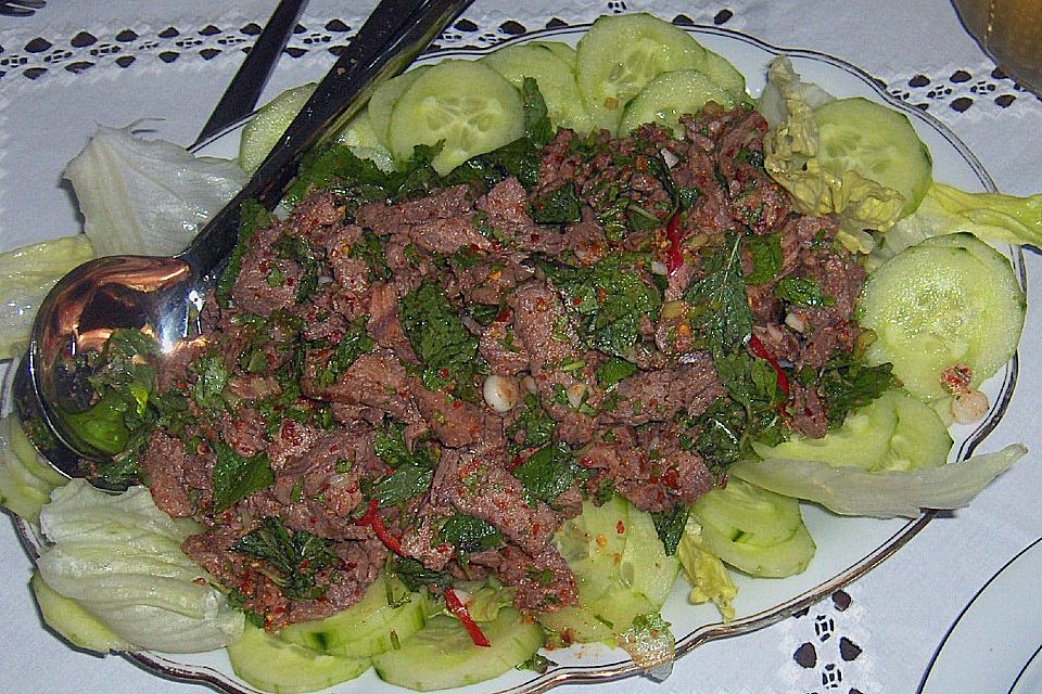 Rindfleischsalat mit Koriander