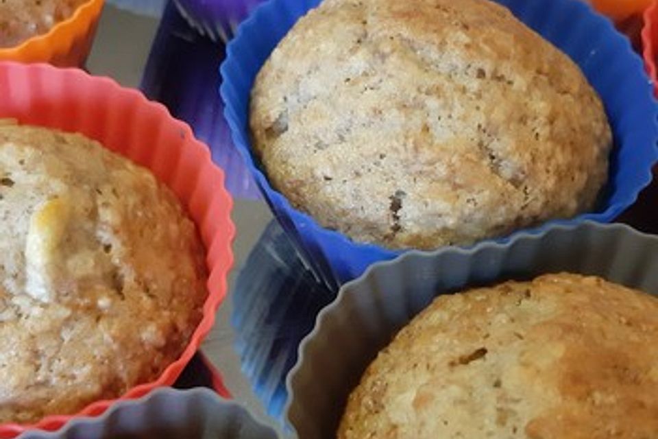 Bananen - Pekanuss Muffins