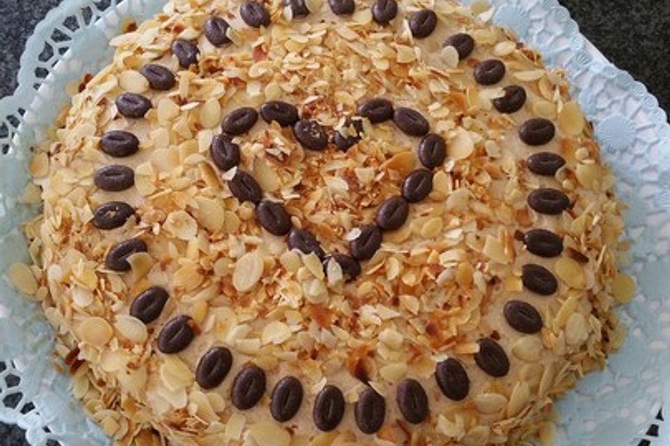 Eiskaffee - Sahne Torte