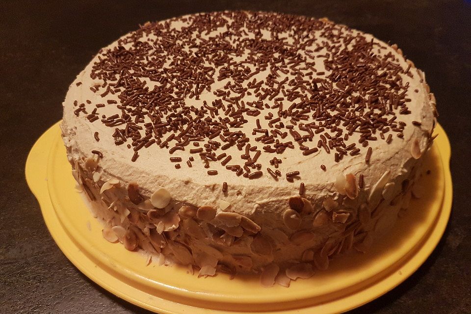 Eiskaffee - Sahne Torte