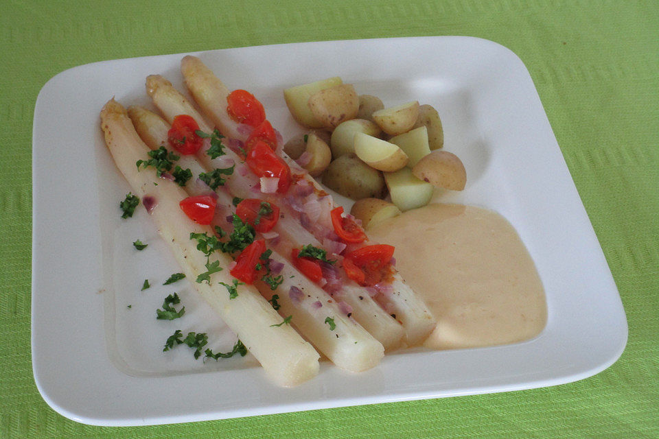 Spargel im Backofen