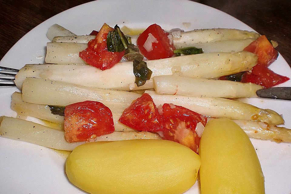 Spargel im Backofen