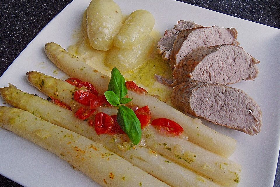 Spargel im Backofen