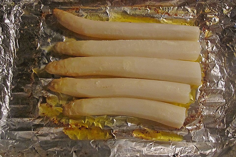 Spargel im Backofen